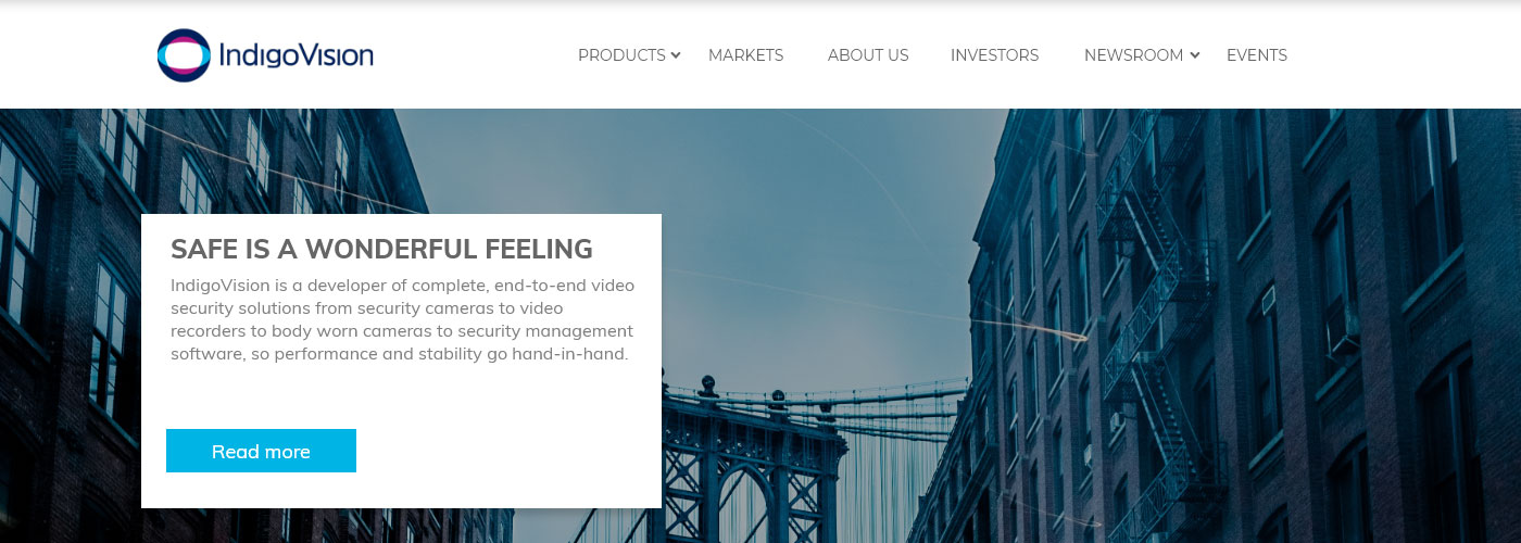 IndigoVision header
